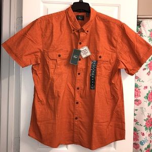 Bass Orange Button Down Shirt